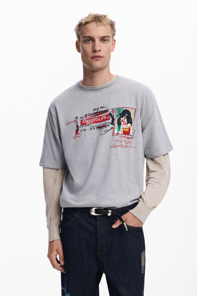 デシグアル（Desigual）/【6サイズ展開/28/38】浮世絵プリント