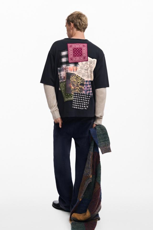 NEW】デシグアル（Desigual）/【5サイズ展開/S/XXL】バンダナ柄の半袖T