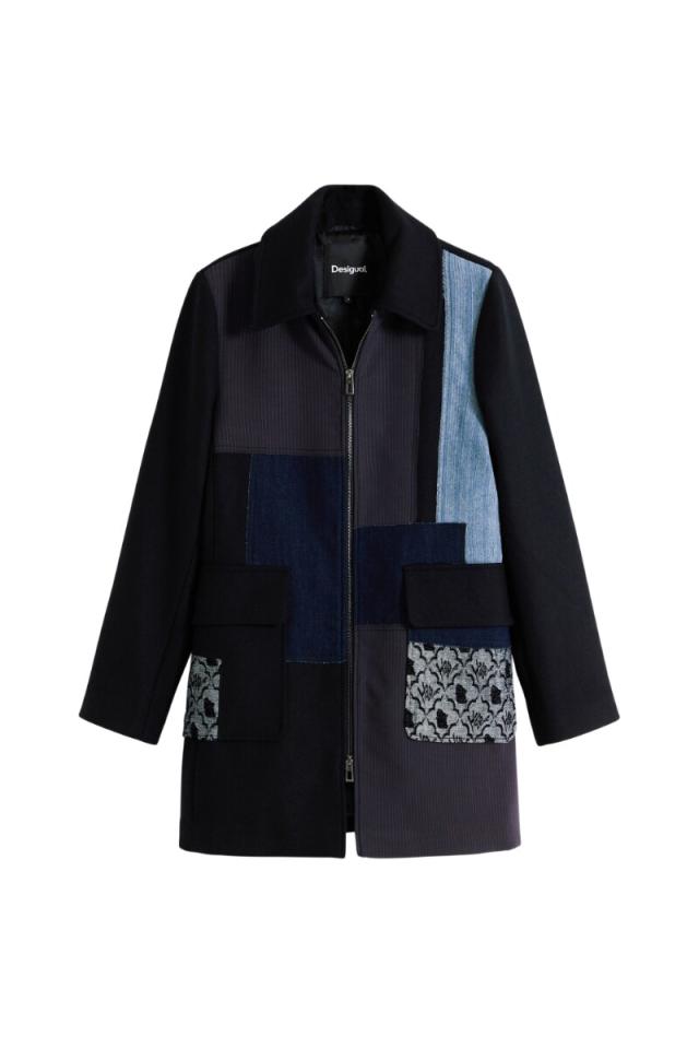 デシグアル（Desigual）/【5サイズ展開/XS/XL】パッチワークストレート