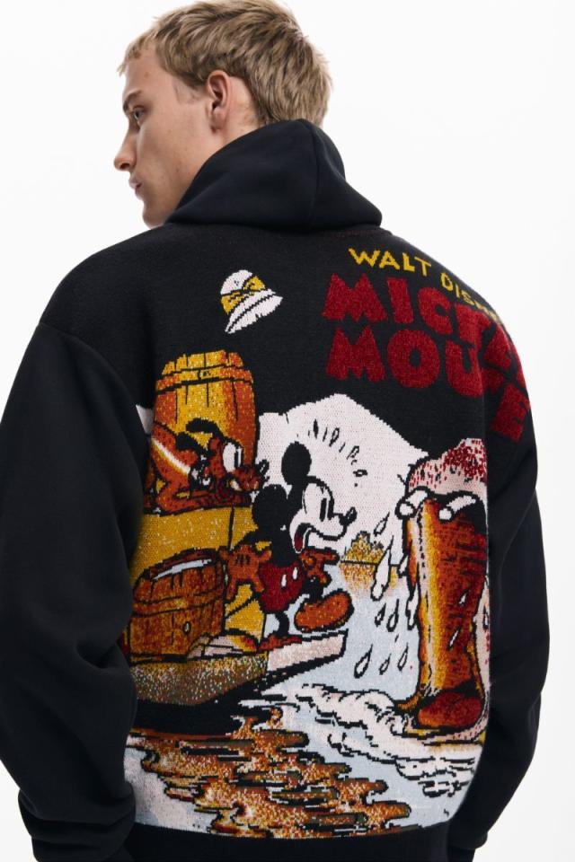 デシグアル（Desigual）/【4サイズ展開/S/XL】ミッキーマウスジッパーパーカー