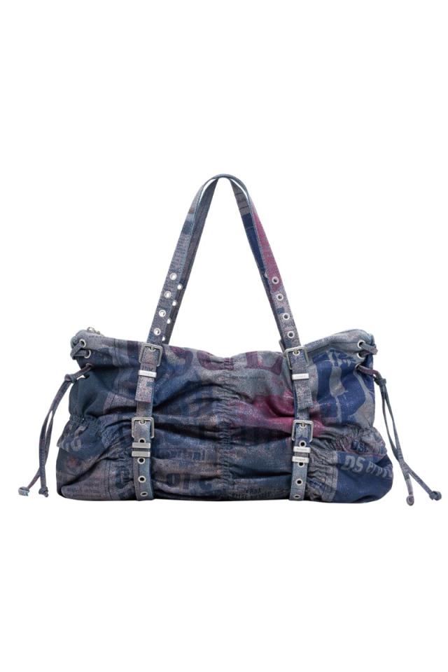 デシグアル（Desigual）/デニムドレープハンドバッグ