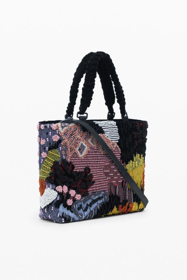 デシグアル（Desigual）/【2WAY / A4収納可】中型ビーズショルダーバッグ_3