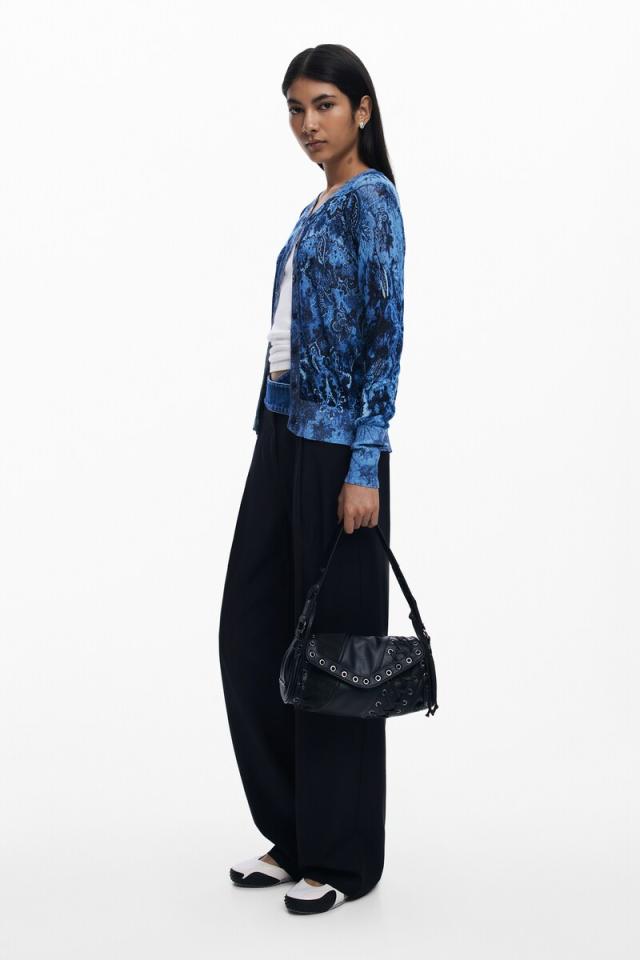 デシグアル（Desigual）/【2WAY】ミディアムサイズのパッチレザー風バッグ_2