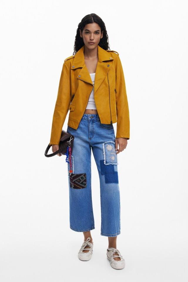 デシグアル（Desigual）/【6サイズ展開/34/44】パッチ付きクロップド