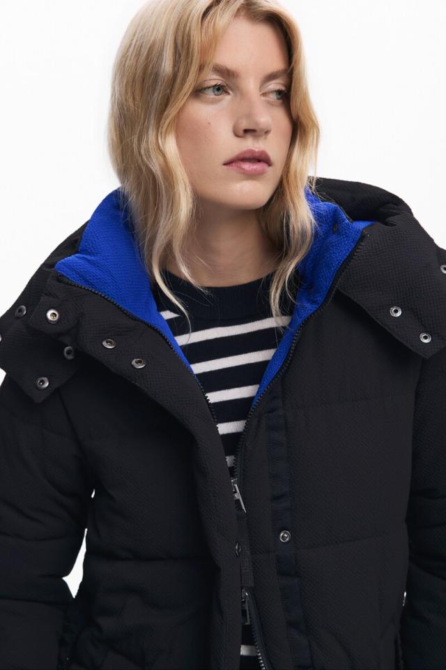 デシグアル（Desigual）/【5サイズ展開/XS/XL】ベルト付きロング中綿