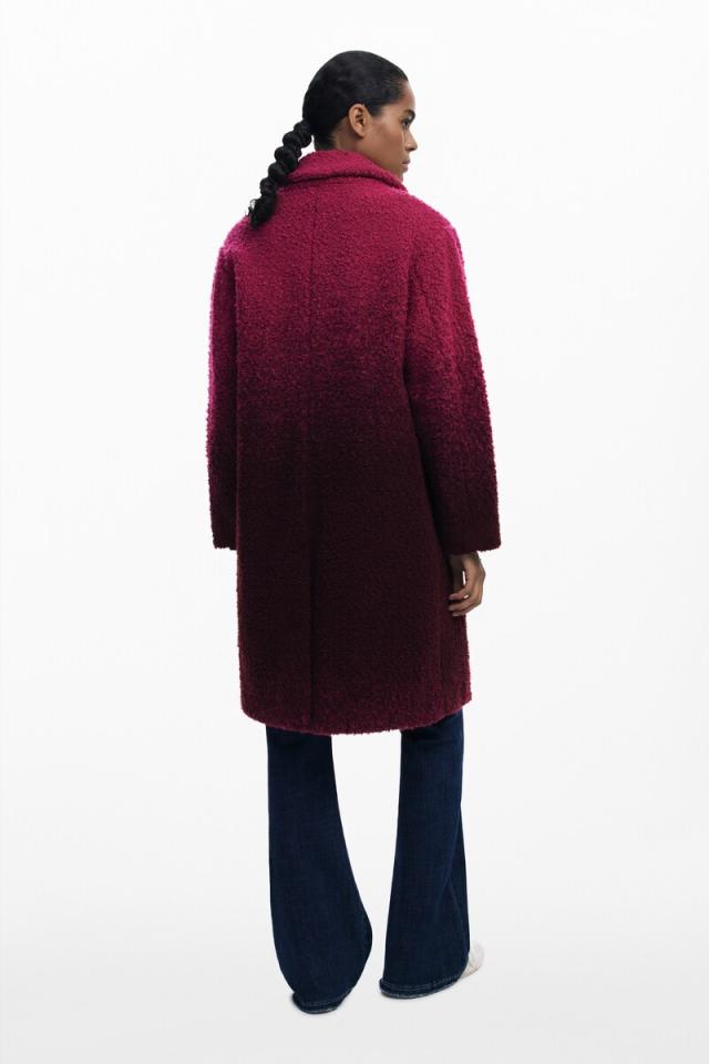 デシグアル（Desigual）/【5サイズ展開/XS/XL】グラデーションパイルコート