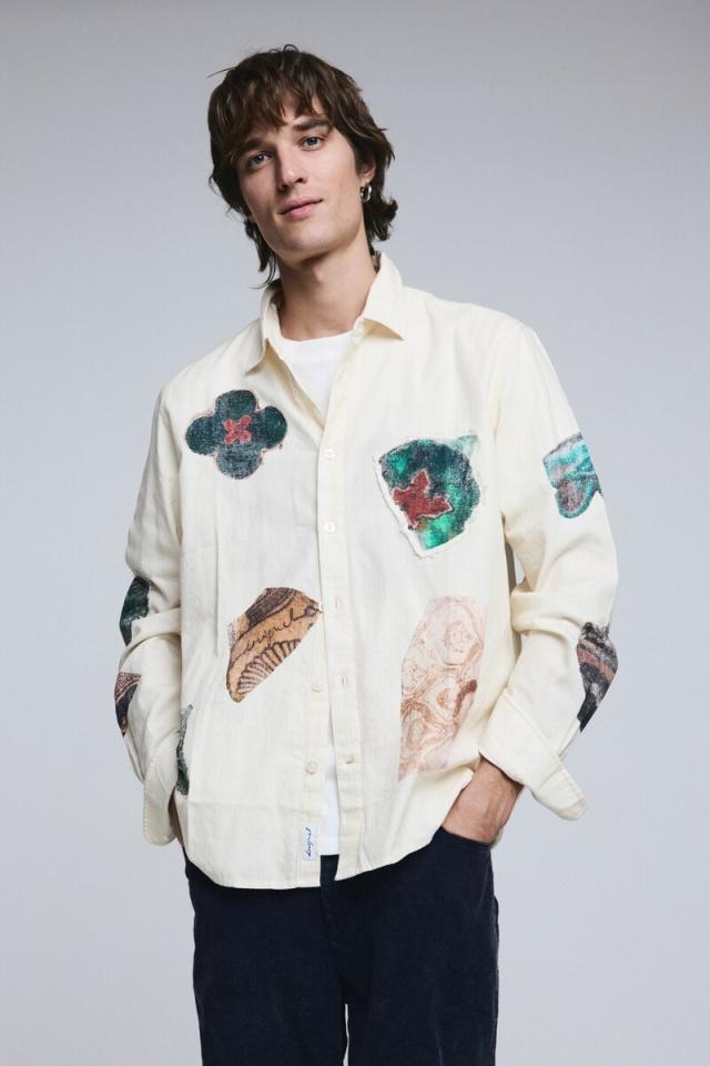 【NEW】デシグアル（Desigual）/モザイクパッチシャツ 2026SS 新作