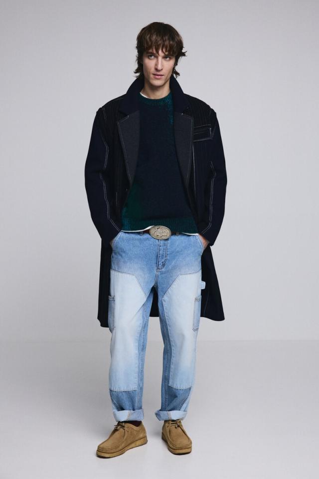 NEW】デシグアル（Desigual）/【4サイズ展開 / 羊毛MIX】ストライプ柄