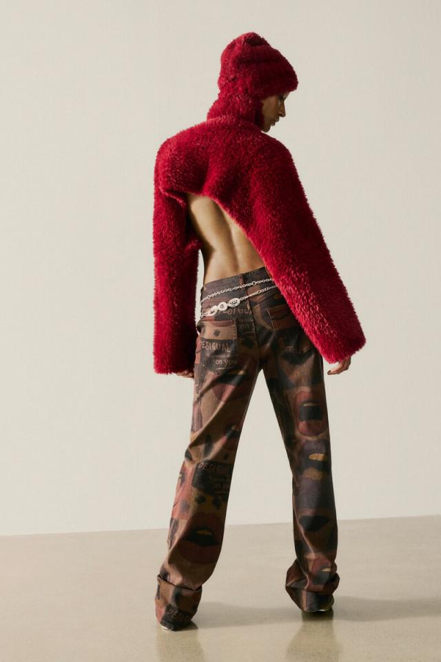 デシグアル（Desigual）/【6サイズ展開】リップ柄プリントデニムパンツ 2026SS 新作_2
