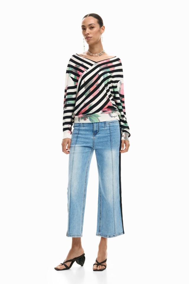 デシグアル（Desigual）/【5サイズ展開】クロスファインセーター 2026SS_1