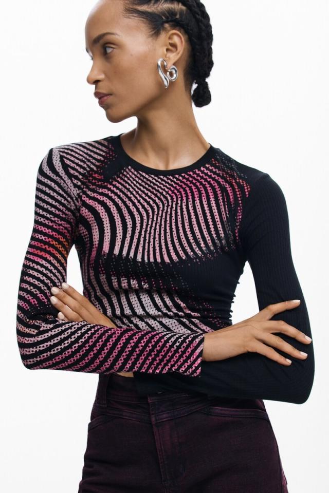 【NEW】デシグアル（Desigual）/【5サイズ展開】グラフィティプリントロングスリーブカットソー 2026SS 新作