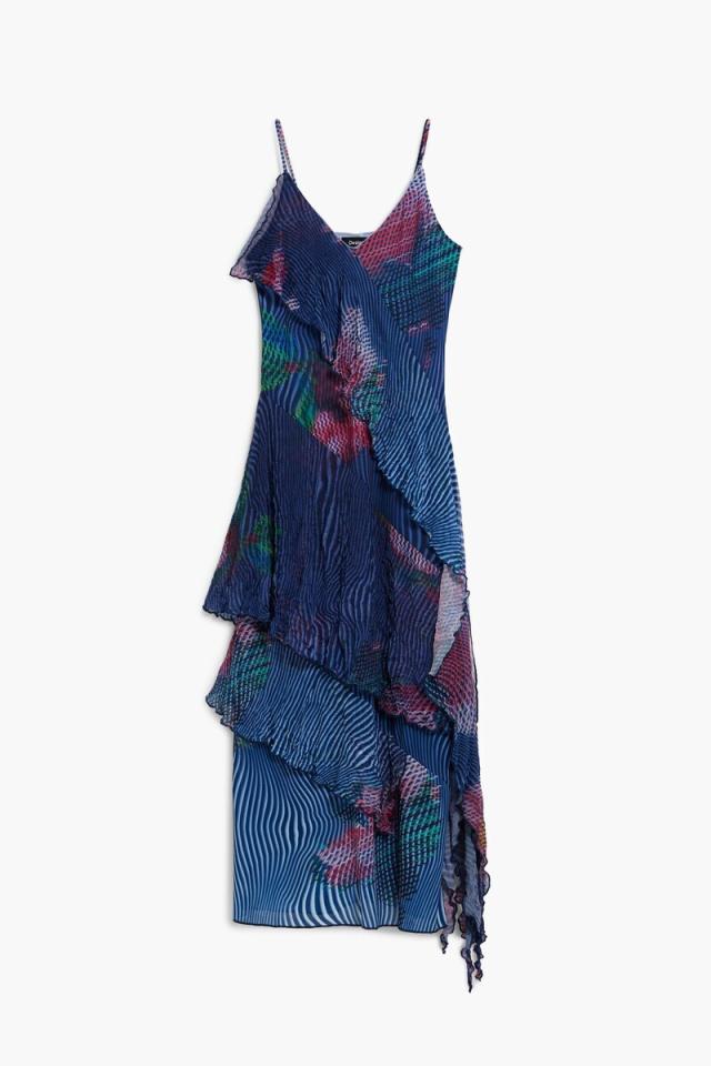 デシグアル（Desigual）/【5サイズ展開】ピクセルフラワーフリルドレス 2026SS_2
