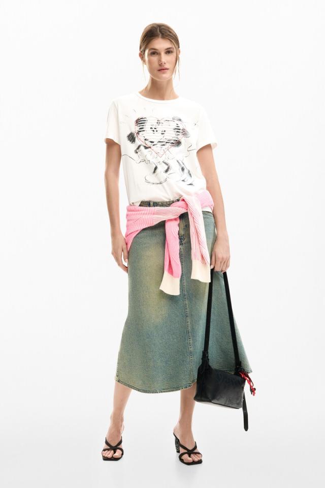 デシグアル（Desigual）/ミッキーマウス刺しゅう ショルダーバッグ 2026SS 新作