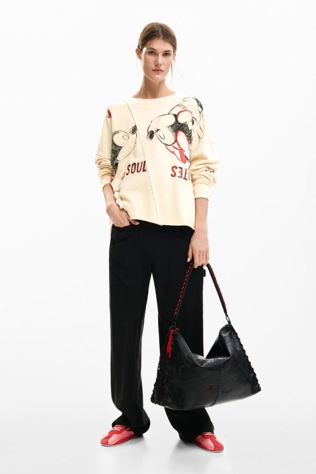 デシグアル（Desigual）/ミッキー&ミニー ジップショルダーバッグ 2026SS 新作_3