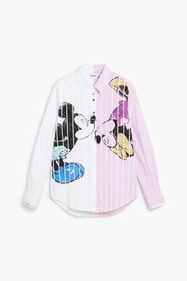デシグアル（Desigual）/【5サイズ展開】ミッキーとミニーマウスのシャツ 2026SS