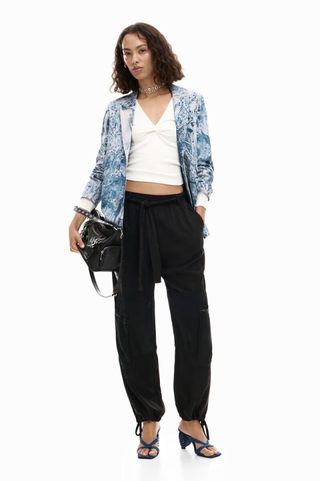 デシグアル（Desigual）/【5サイズ展開】フォトコラージュ柄テーラードジャケット 2026SS 新作_2