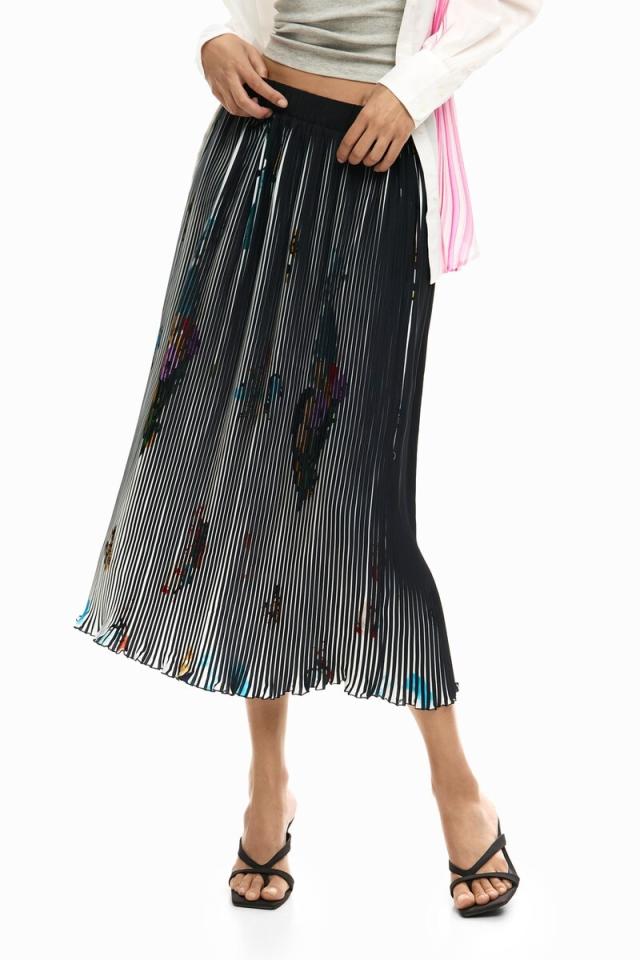 デシグアル（Desigual）/【5サイズ展開】プリーツスカートコラージュ 2026SS 新作