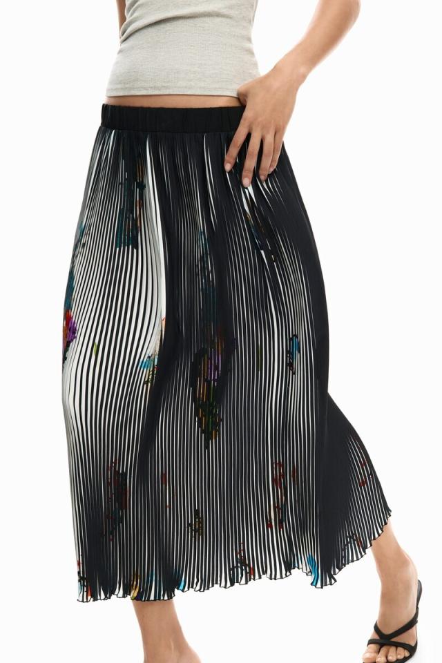 デシグアル（Desigual）/【5サイズ展開】プリーツスカートコラージュ 2026SS 新作_4