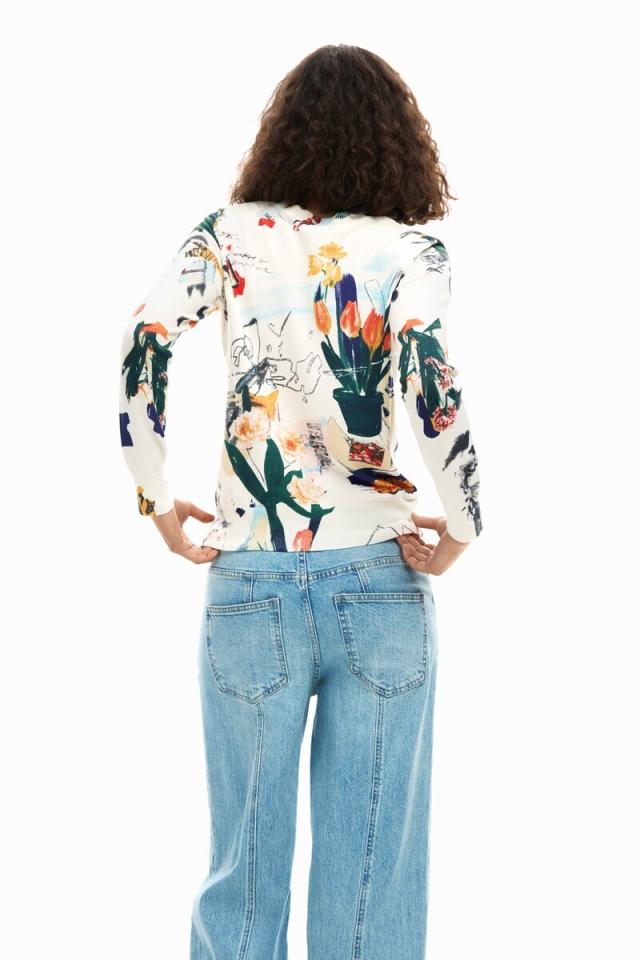 デシグアル（Desigual）/【5サイズ展開】フラワー柄ニットソー 2026SS 新作_2