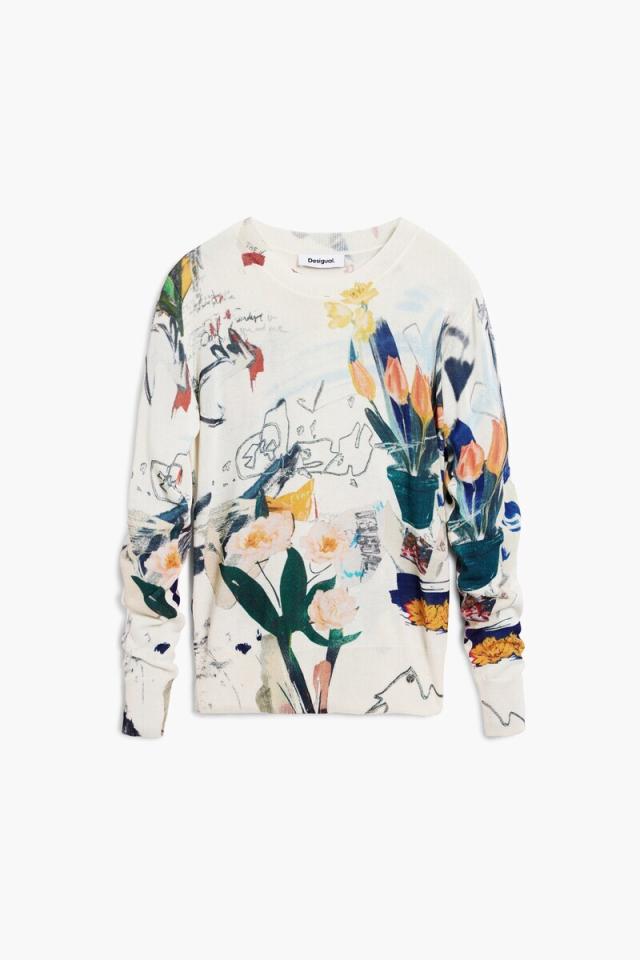 デシグアル（Desigual）/【5サイズ展開】フラワー柄ニットソー 2026SS 新作_4