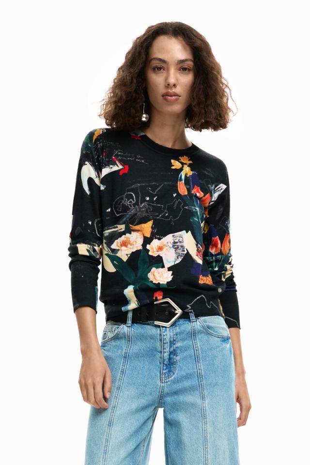 デシグアル（Desigual）/【5サイズ展開】フラワー柄ニットソー 2026SS 新作_6