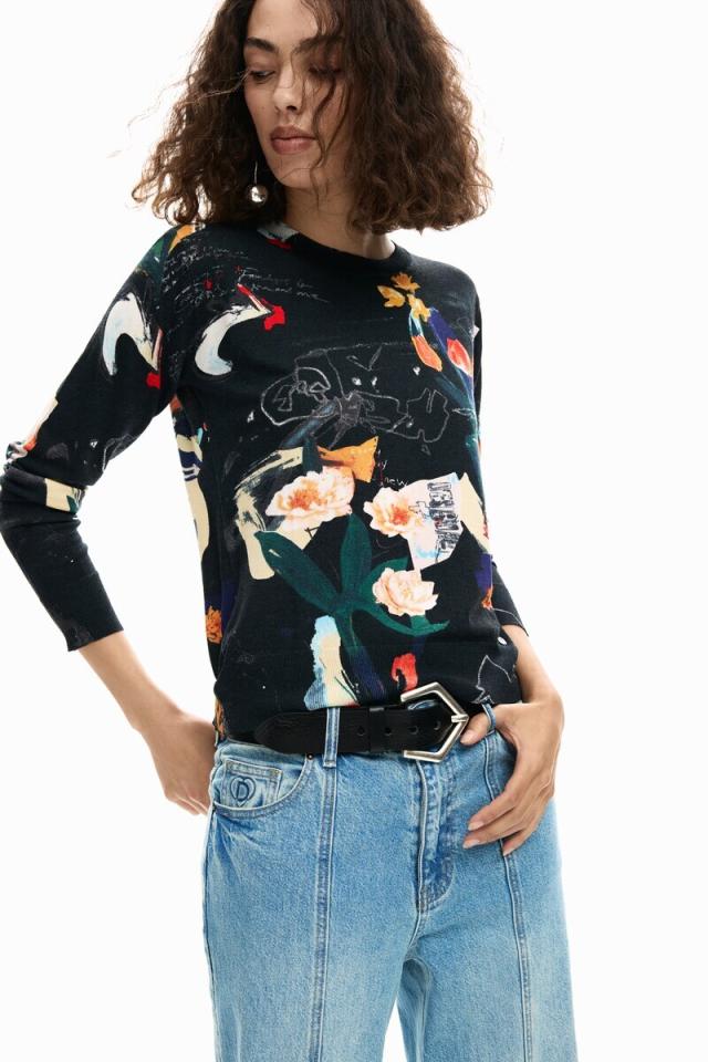 デシグアル（Desigual）/【5サイズ展開】フラワー柄ニットソー 2026SS 新作_7