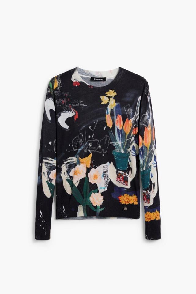 デシグアル（Desigual）/【5サイズ展開】フラワー柄ニットソー 2026SS 新作_11