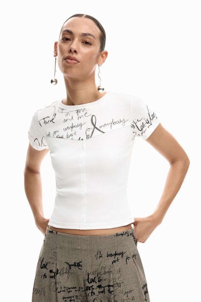 デシグアル（Desigual）/【5サイズ展開】レタリングTシャツ 2026SS 新作