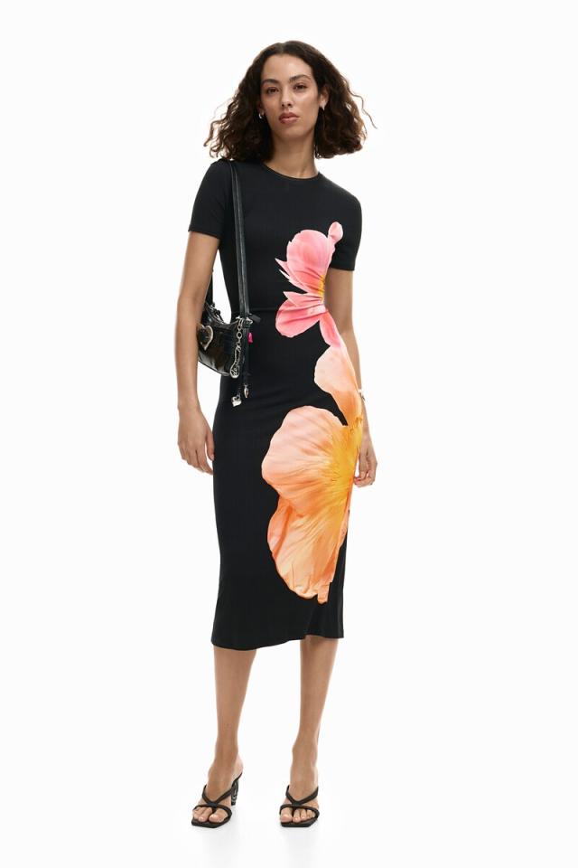 デシグアル（Desigual）/【5サイズ展開】花柄のショートスリーブドレス 2026SS
