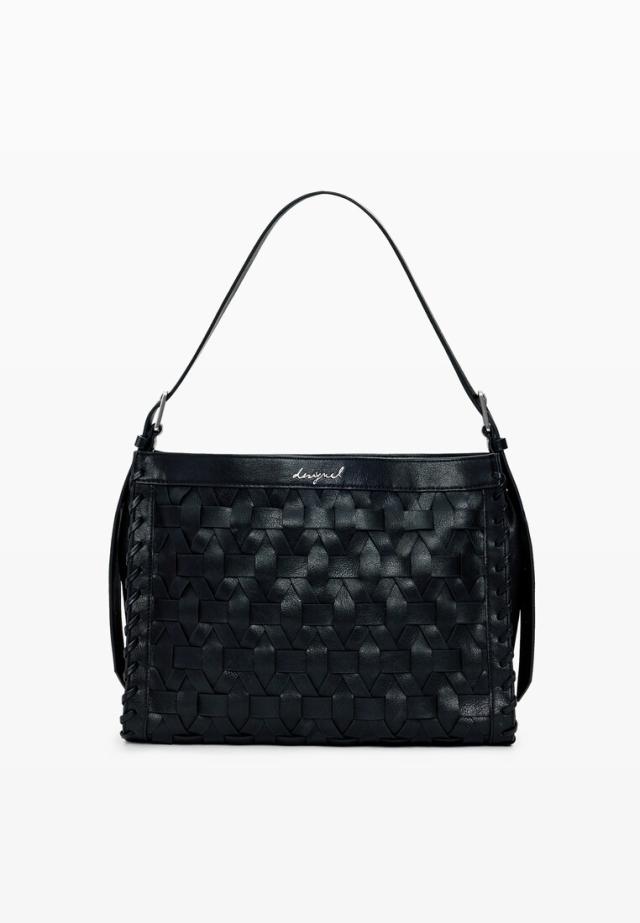 デシグアル（Desigual）/2WAY 編み込みハンドバッグ 2026SS