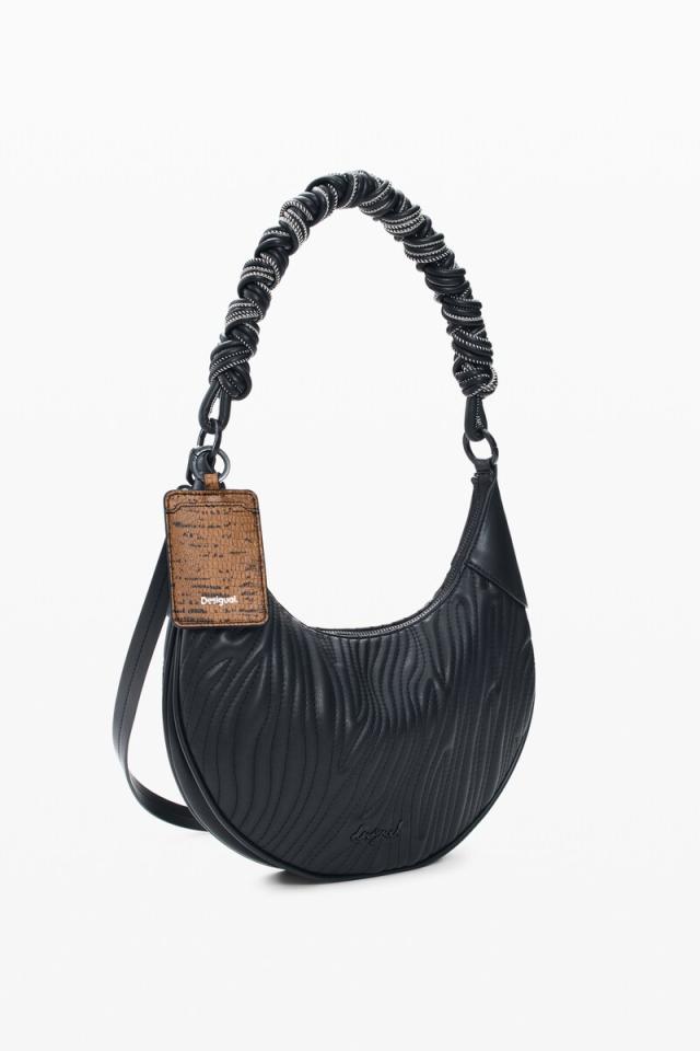 デシグアル（Desigual）/【2WAY】ウェーブキルティング 並み並み楕円面形御徒面子 歌留多入れもの付き添い人 2026SS
