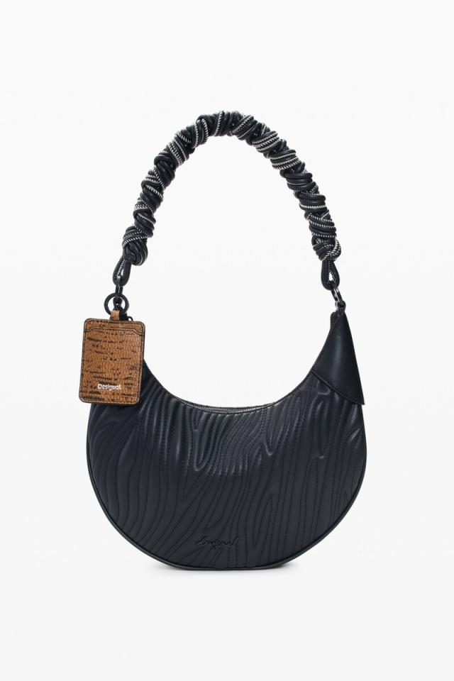 デシグアル（Desigual）/【2WAY】ウェーブキルティング 並み並み楕円面形御徒面子 歌留多入れもの付き添い人 2026SS