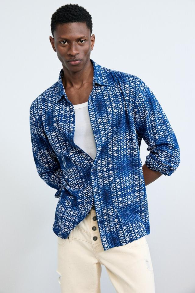 デシグアル（Desigual）/【5サイズ展開】幾何学模様のシャツ 2026SS