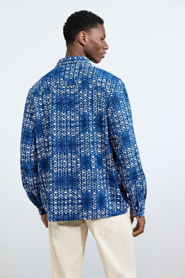 デシグアル（Desigual）/【5サイズ展開】幾何学模様のシャツ 2026SS_2