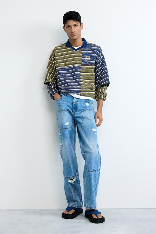 デシグアル（Desigual）/【6サイズ展開】ステッチデニムパンツ 2026SS_1