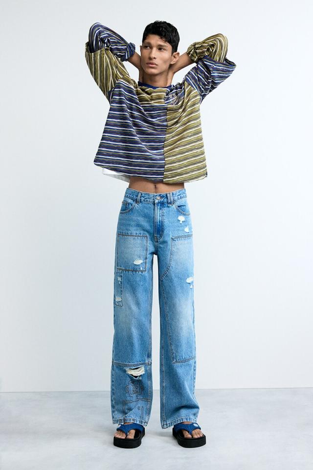 デシグアル（Desigual）/【6サイズ展開】ステッチデニムパンツ 2026SS_3