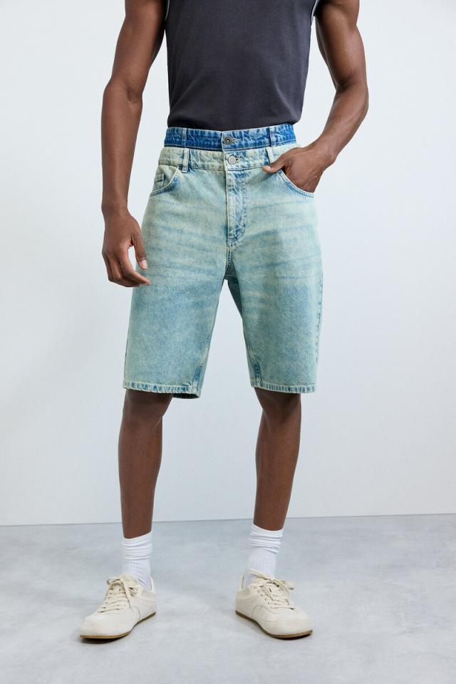 デシグアル（Desigual）/【6サイズ展開】ハイブリッドバミューダデニムパンツ 2026SS