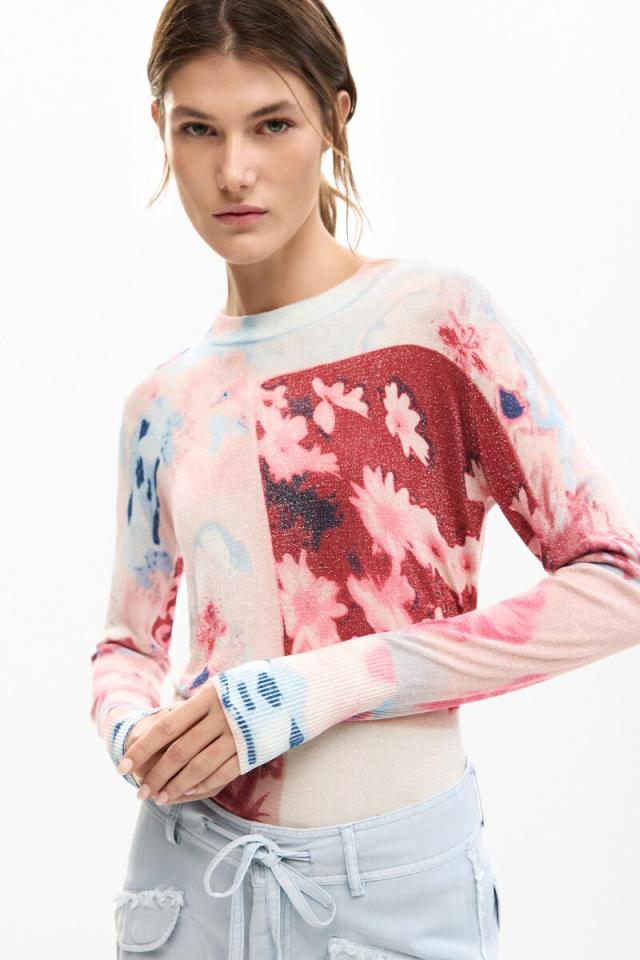 デシグアル（Desigual）/【5サイズ展開】花柄の薄手セーター 2026SS 新作_1