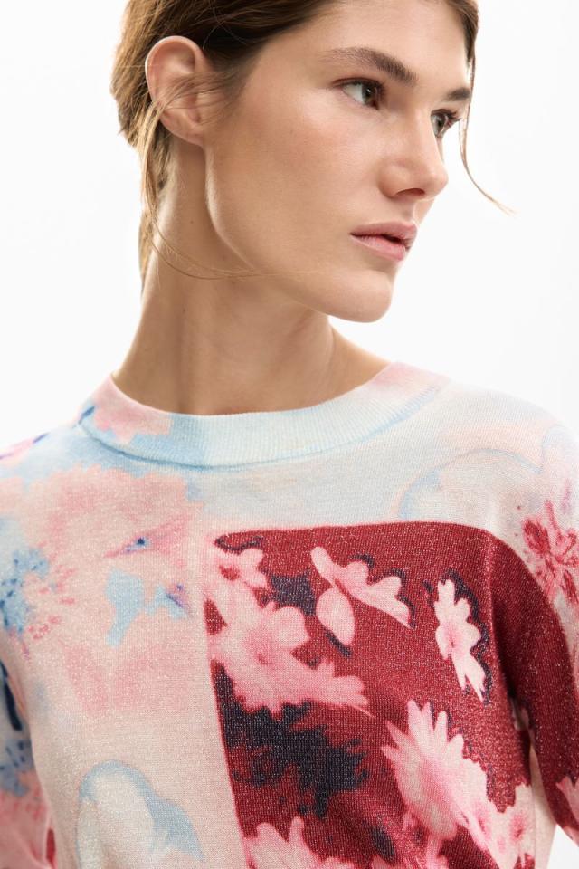 デシグアル（Desigual）/【5サイズ展開】花柄の薄手セーター 2026SS 新作_4