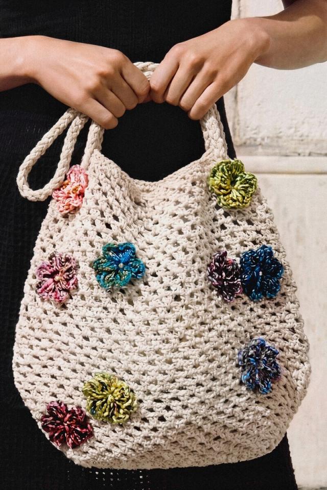 デシグアル（Desigual）/花モチーフ クロシェバッグ 2026SSの通販はau 