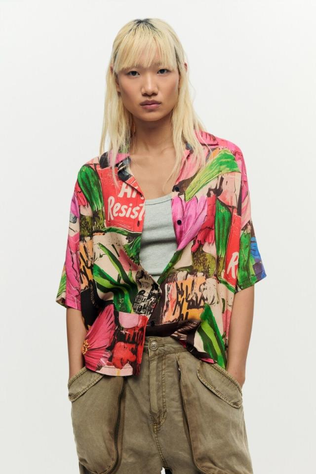 デシグアル（Desigual）/【5サイズ展開】花柄ハーフスリーブシャツ 2026SS 7,632円