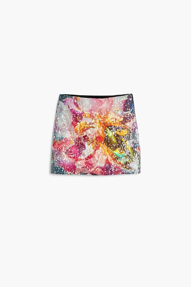 デシグアル（Desigual）/【5サイズ展開】フラワープリントミニスカート 2026SS 新作_5