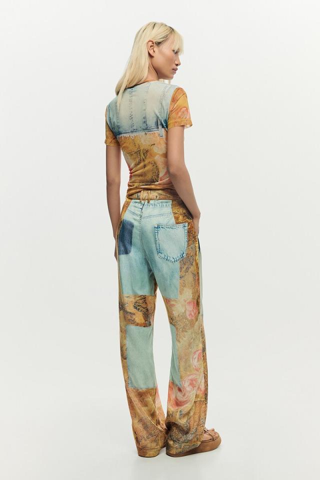 デシグアル（Desigual）/【5サイズ展開】ハイブリッドプリントパンツ 2026SS 新作_5