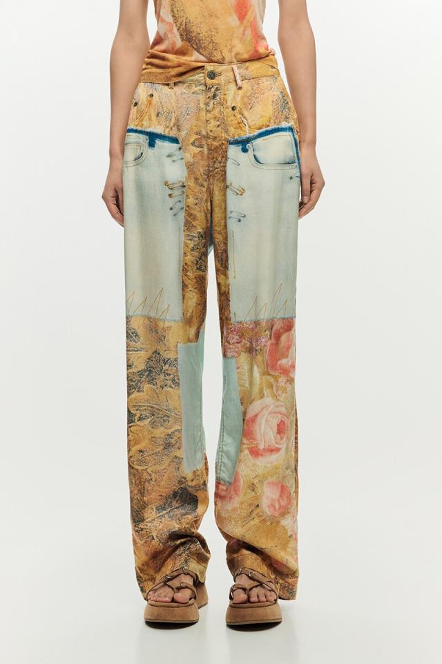 デシグアル（Desigual）/【5サイズ展開】ハイブリッドプリントパンツ 2026SS 新作_6