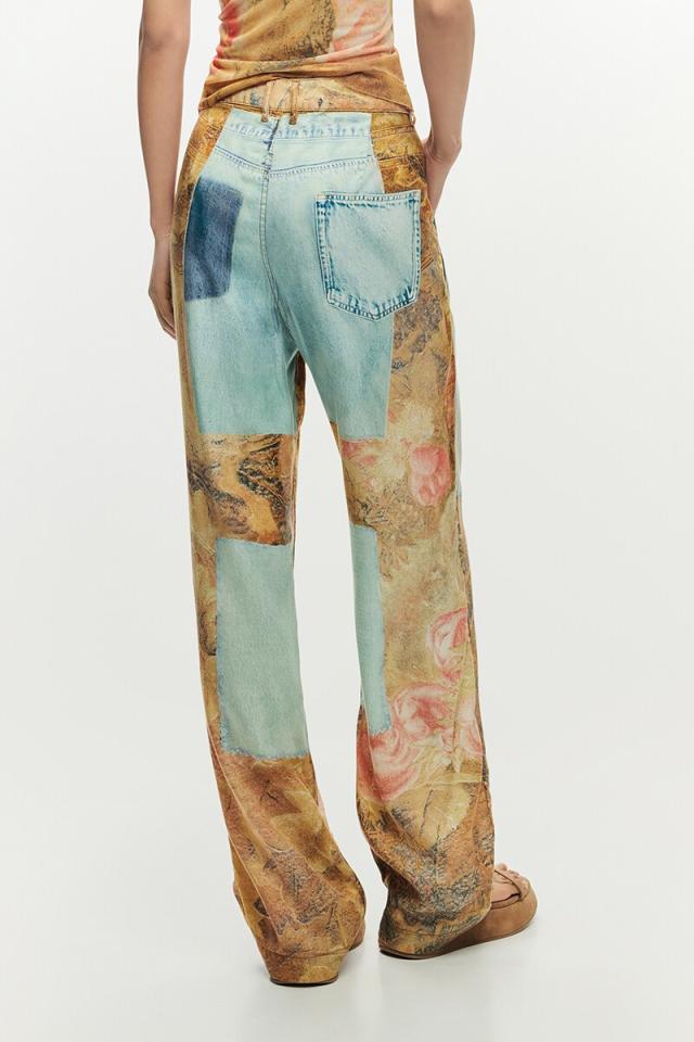デシグアル（Desigual）/【5サイズ展開】ハイブリッドプリントパンツ 2026SS 新作_7