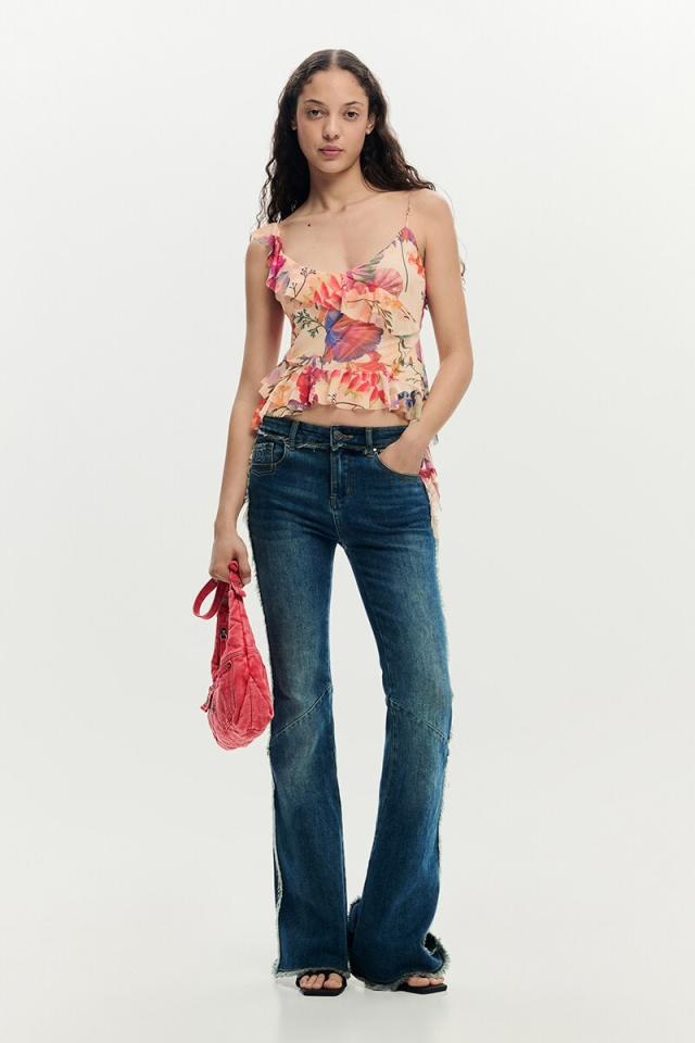 【NEW】デシグアル（Desigual）/【5サイズ展開】フラワープリントキャミソール by クリスチャン・ラクロワ 2026SS 新作_2