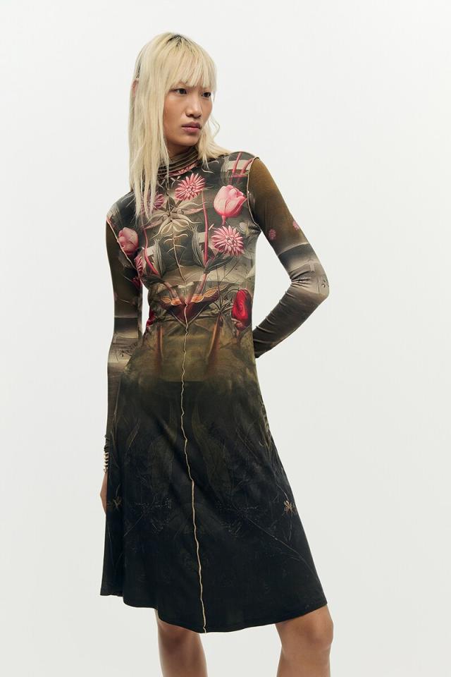 【NEW】デシグアル（Desigual）/【5サイズ展開】風景鏡のドレス 2026SS 新作_1