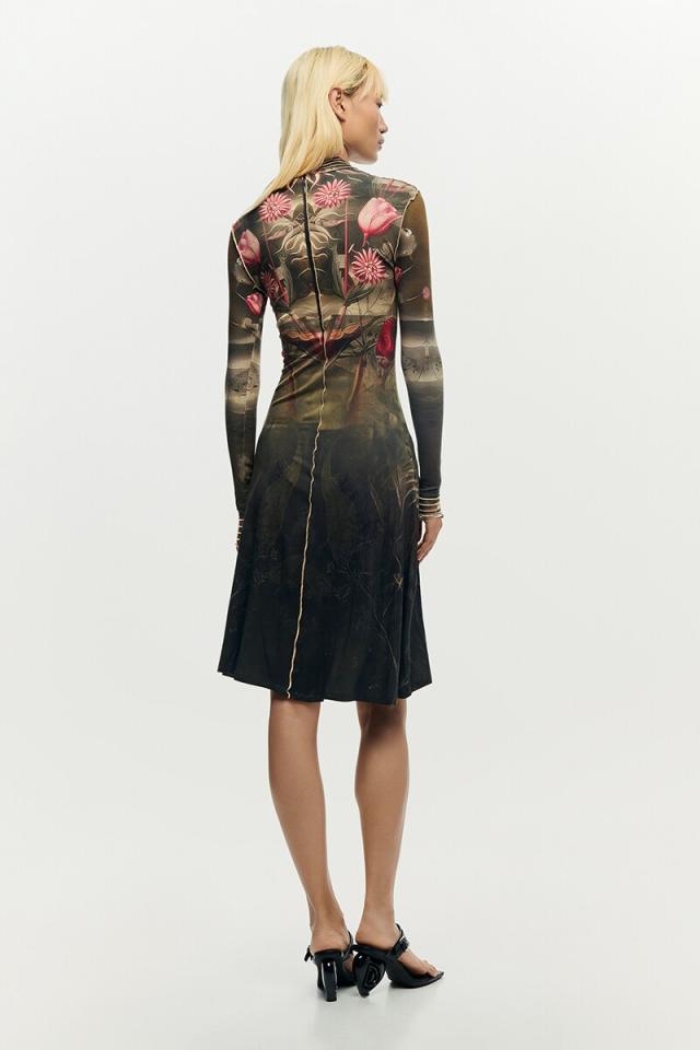 【NEW】デシグアル（Desigual）/【5サイズ展開】風景鏡のドレス 2026SS 新作_2