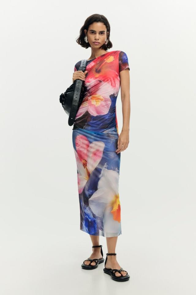 デシグアル（Desigual）/【5サイズ展開】フラワープリントシアードレス 2026SS 7,959円