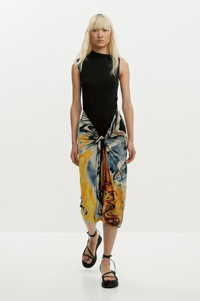 デシグアル（Desigual）/【5サイズ展開】パレオ風ノースリーブワンピース 2026SS